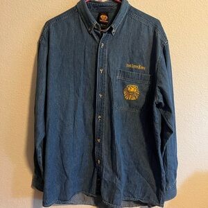 Disney The Lion King Blue Denim Shirt